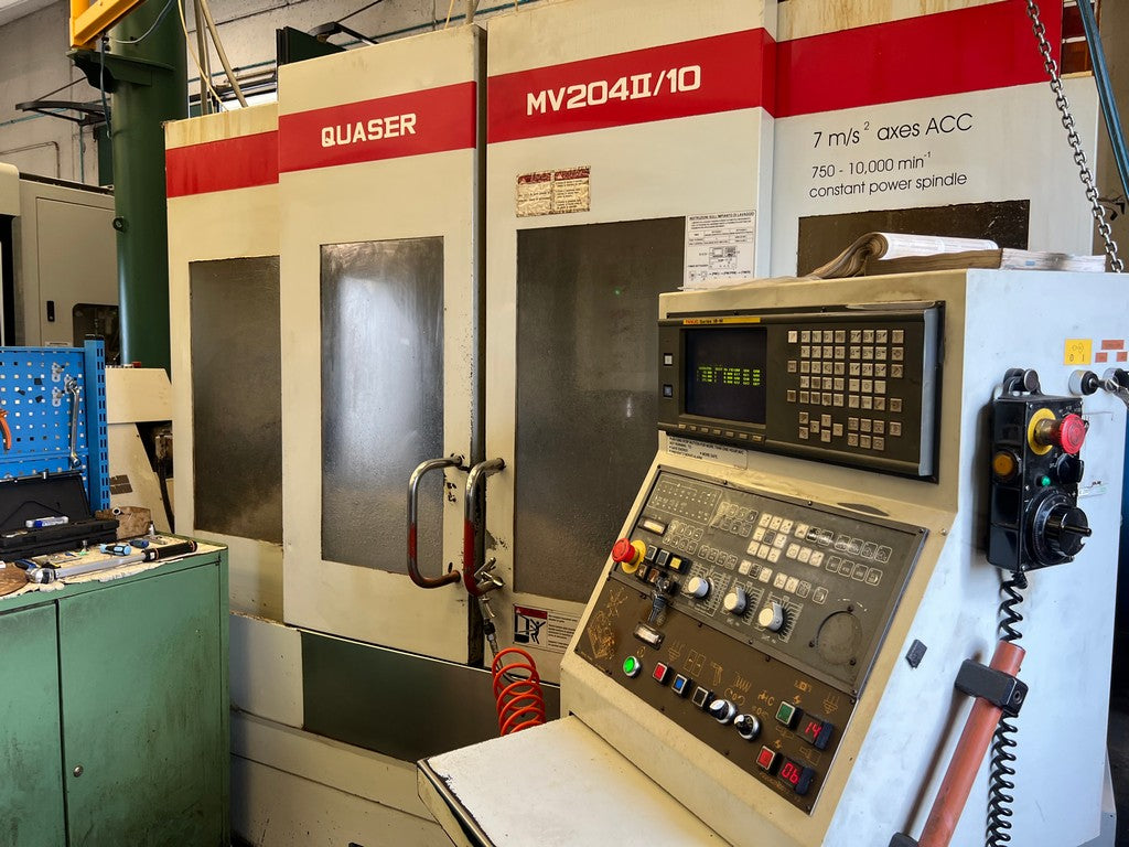 Centro di lavoro verticale QUASER MV 204 II usato il Metalmeccanico Di M