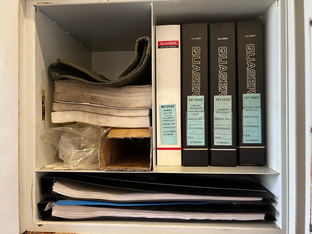 Centro di lavoro verticale QUASER MV 204 II usato il Metalmeccanico Di M