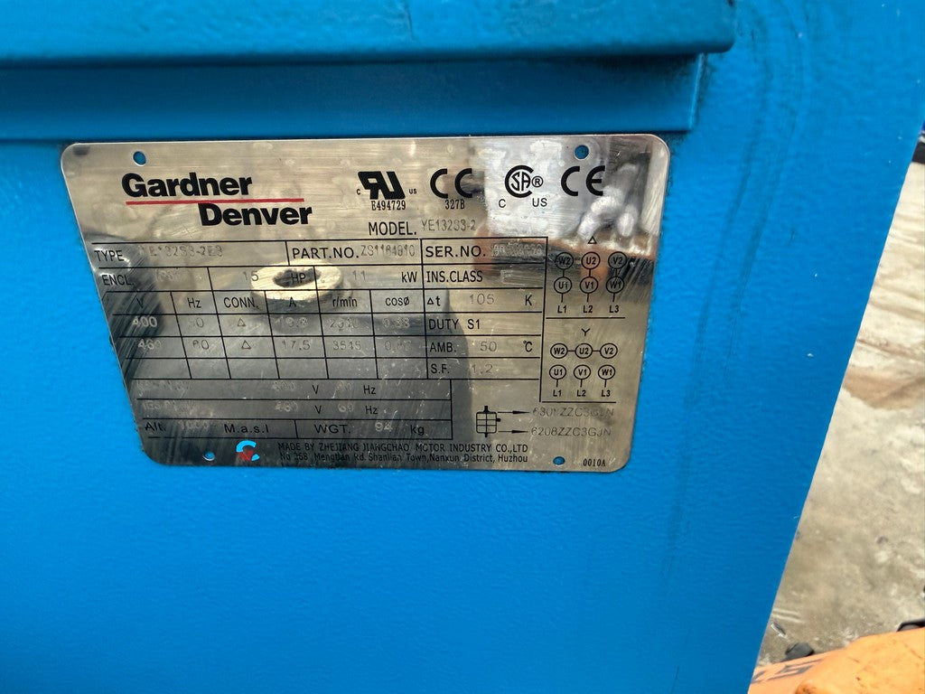 Compressore rotativo silenziato GARDENER DENVER L11 10A usato il Metalmeccanico Di M