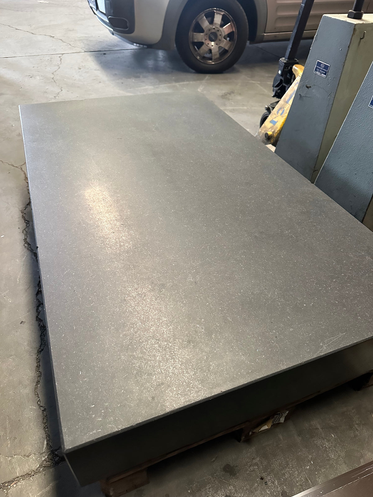 Piano di riscontro in granito POLI 1400 × 800 mm con supporti – Usato il Metalmeccanico Di M
