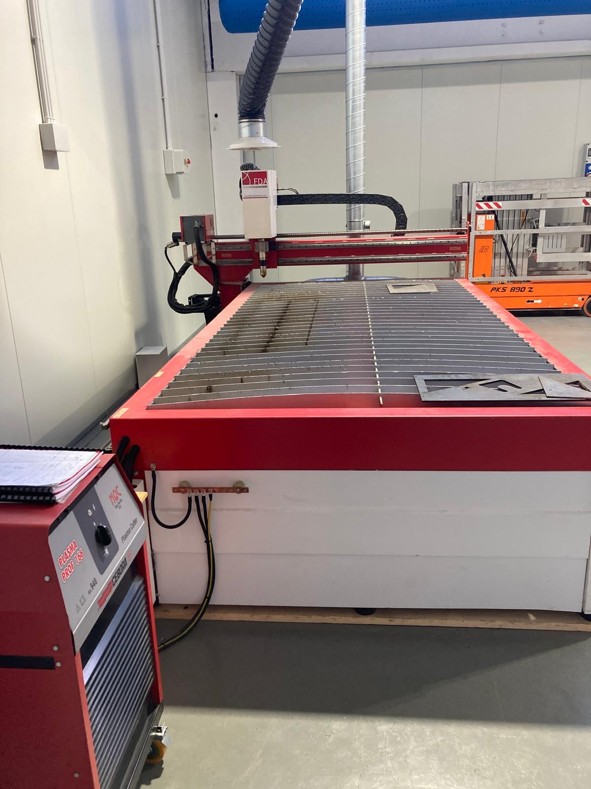 Impianto taglio plasma CNC FDA Automation PLASMALINE 3015 – 3.000 × 1.500 mm – Cebora 120 A usato il Metalmeccanico Di M