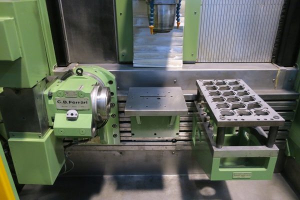 Fresatrice a controllo numerico 4 assi CB Ferrari A13 usata RICONDIZIONATA il Metalmeccanico Di M