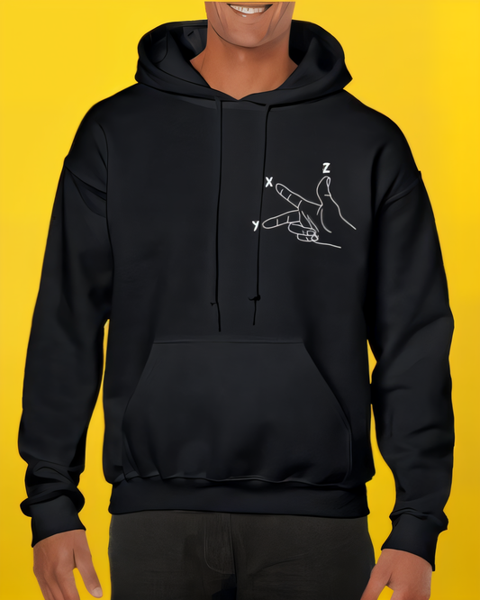 Felpa “Assi CNC” – Hoodie nera (S–XXL)