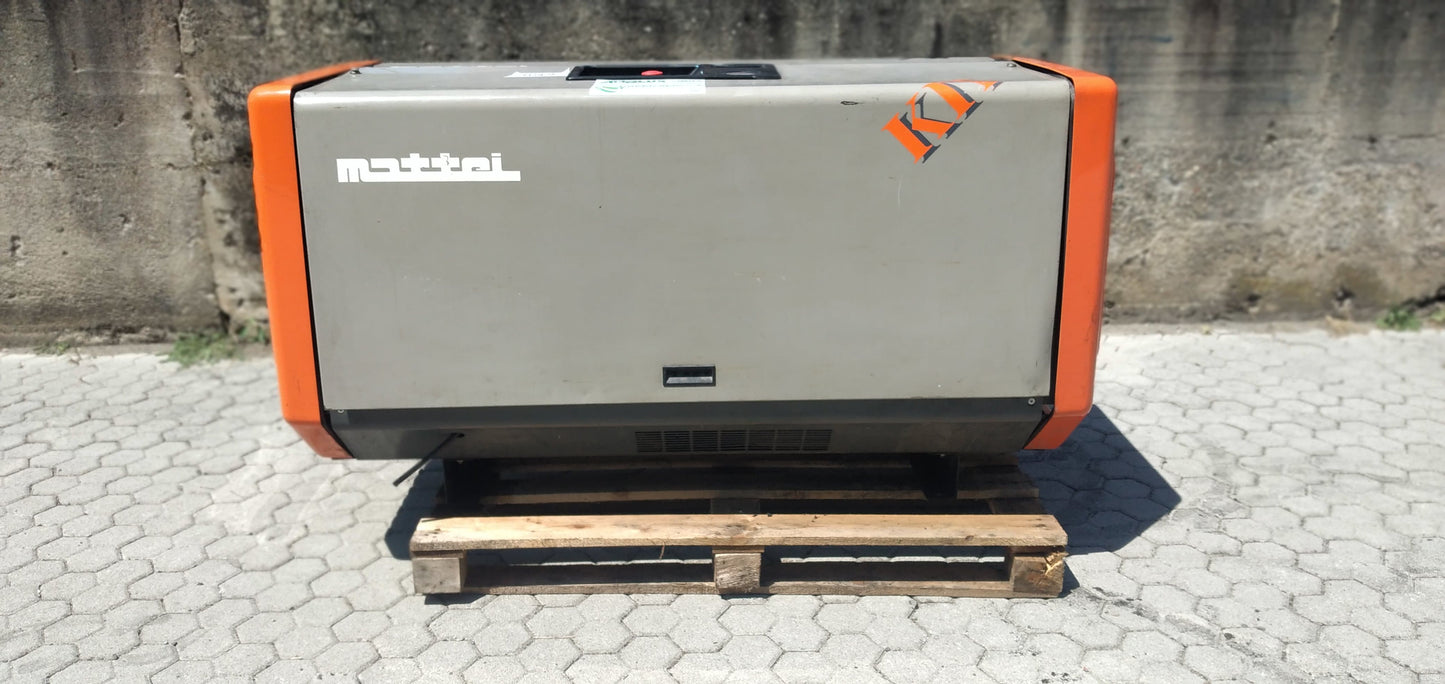 MATTEI ERC 507 L – Compressore a palette 7,5 kW (10 HP) – 7,5 bar – 1150 l/min – USATO REVISIONATO (0 ore) + GARANZIA 6 MESI il Metalmeccanico Di M
