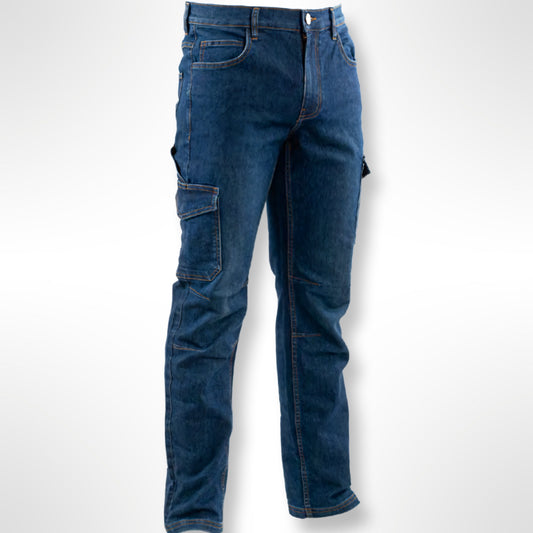 Jeans da lavoro stretch 7 tasche Blue