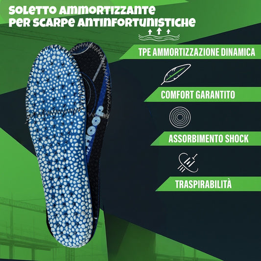 Soletta scarpa antinfortunistica confort by MDM