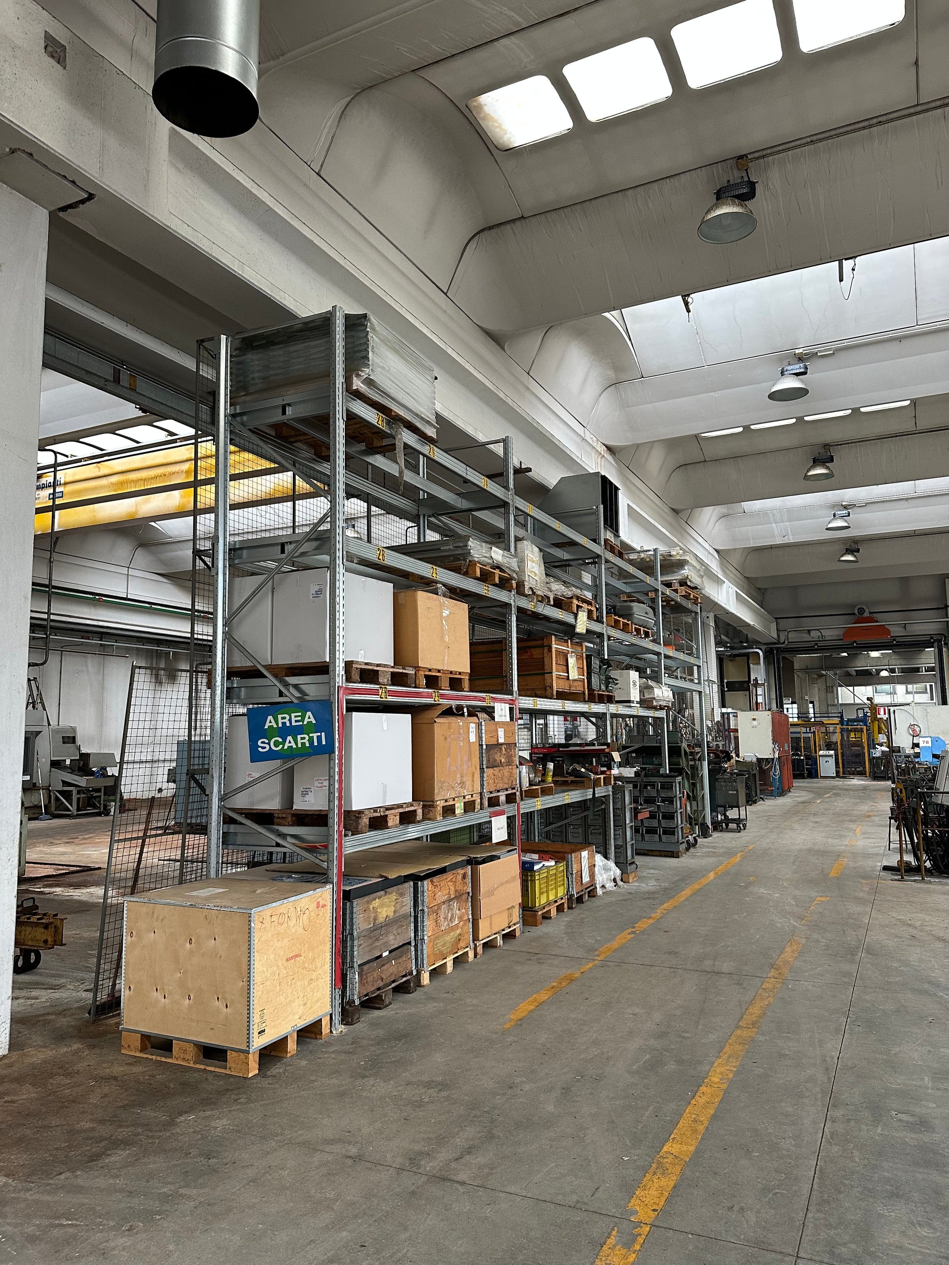 Scaffalature industriali portapallet magazzino alta portata il Metalmeccanico Di M