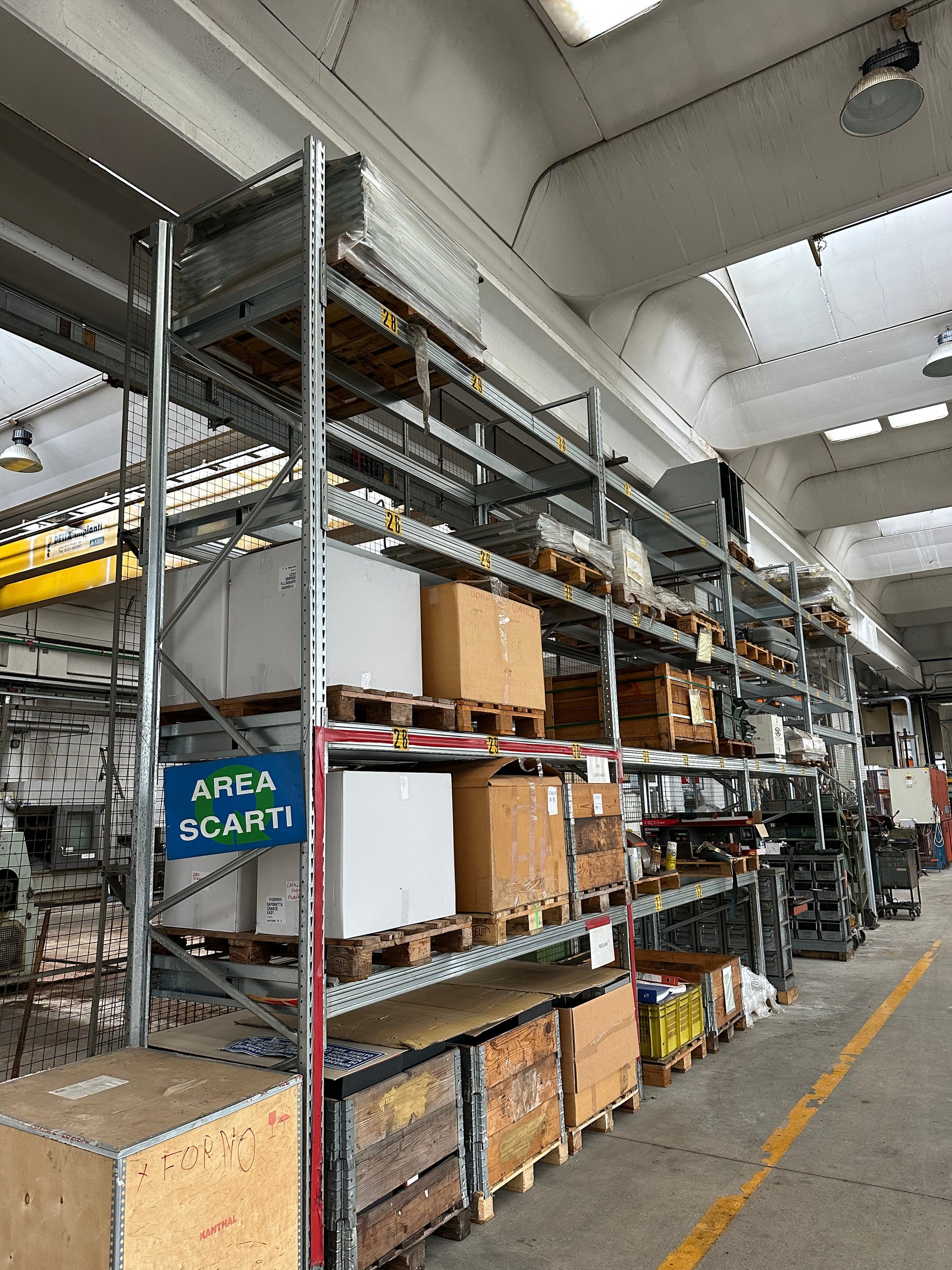 Scaffalature industriali portapallet magazzino alta portata il Metalmeccanico Di M