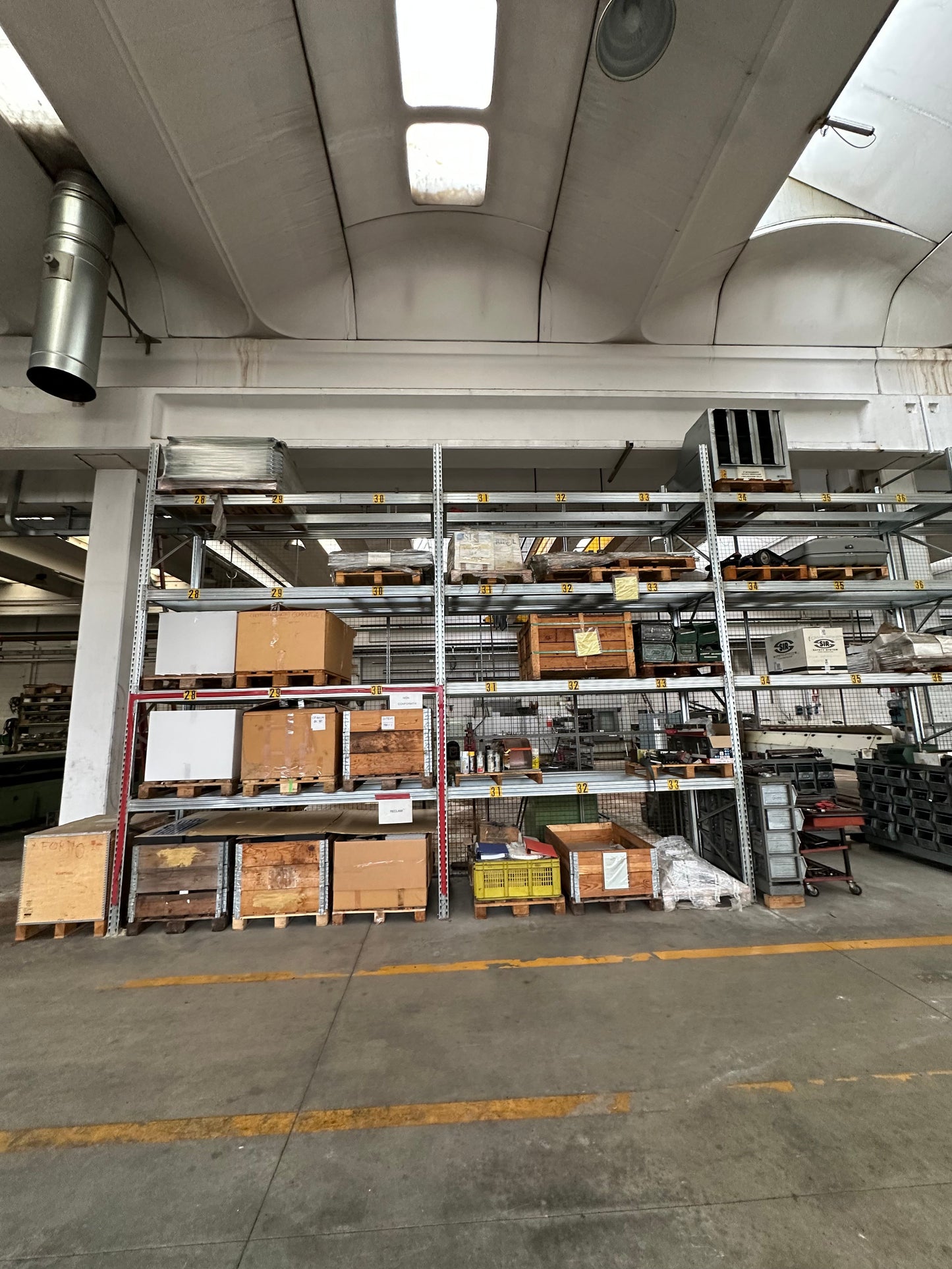 Scaffalature industriali portapallet magazzino alta portata il Metalmeccanico Di M