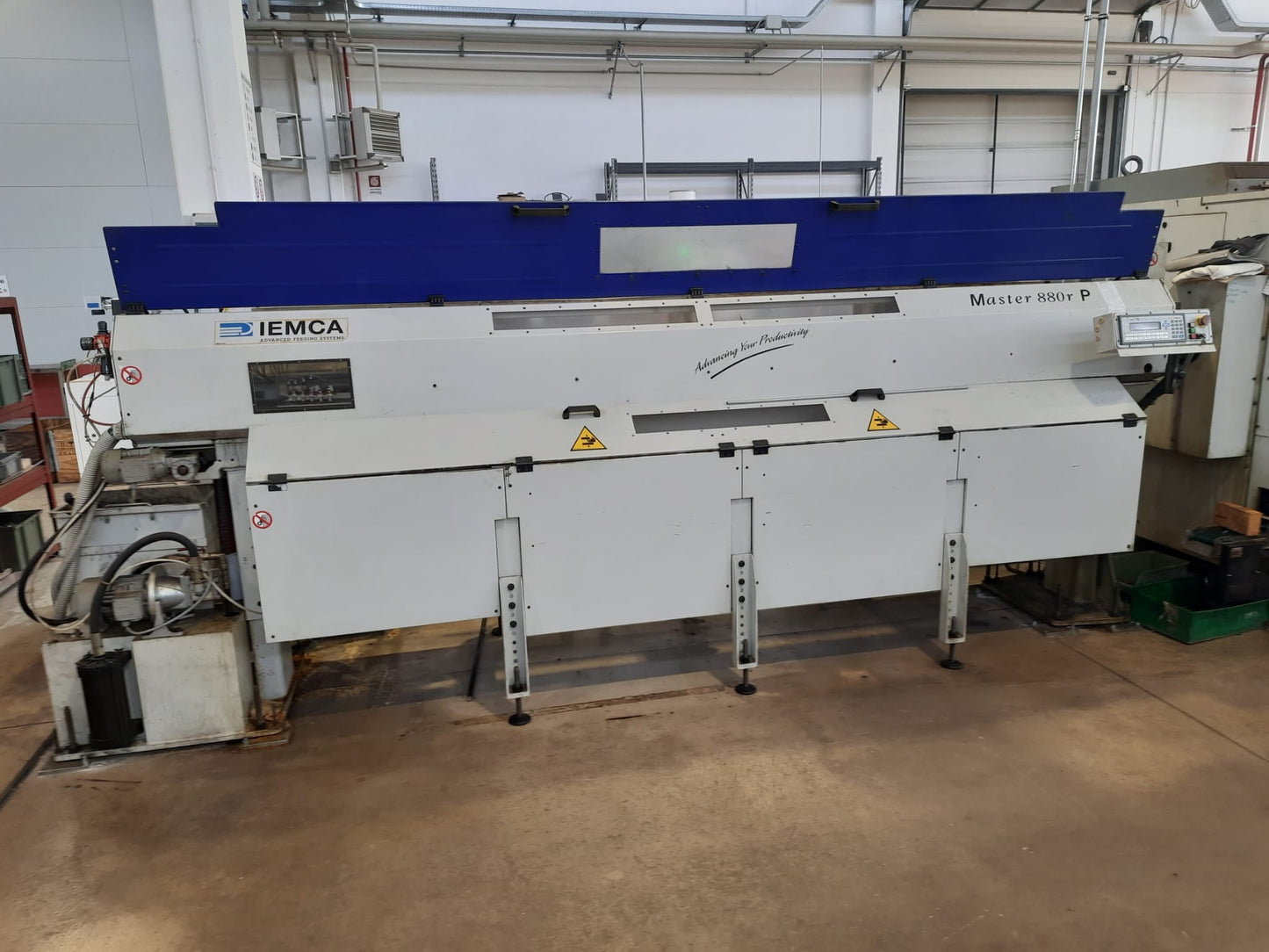 Tornio CNC bimandrino GILDEMEISTER MF Twin 65 usato con caricatore IEMCA il Metalmeccanico Di M