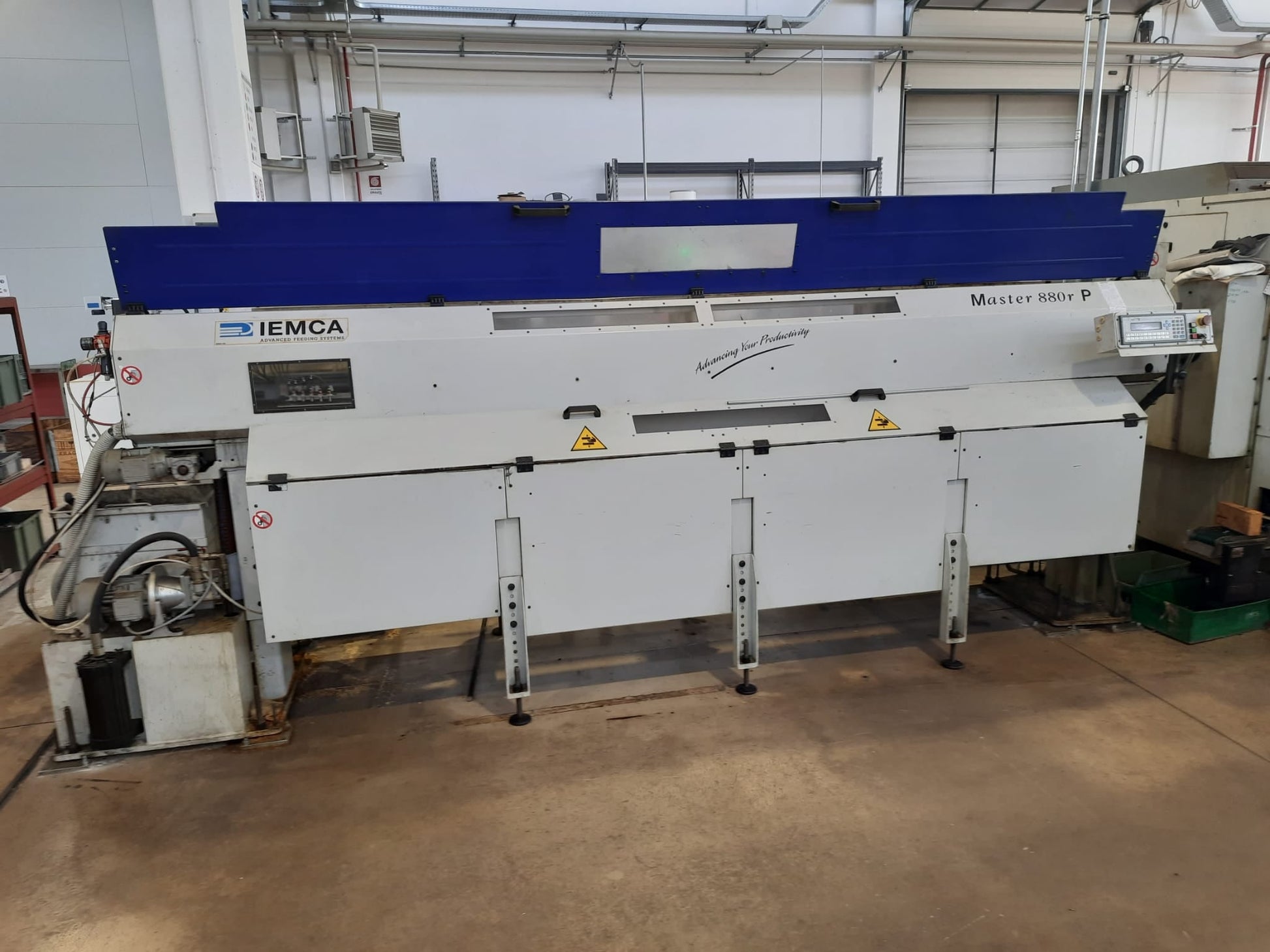 Tornio CNC bimandrino GILDEMEISTER MF Twin 65 usato con caricatore IEMCA il Metalmeccanico Di M