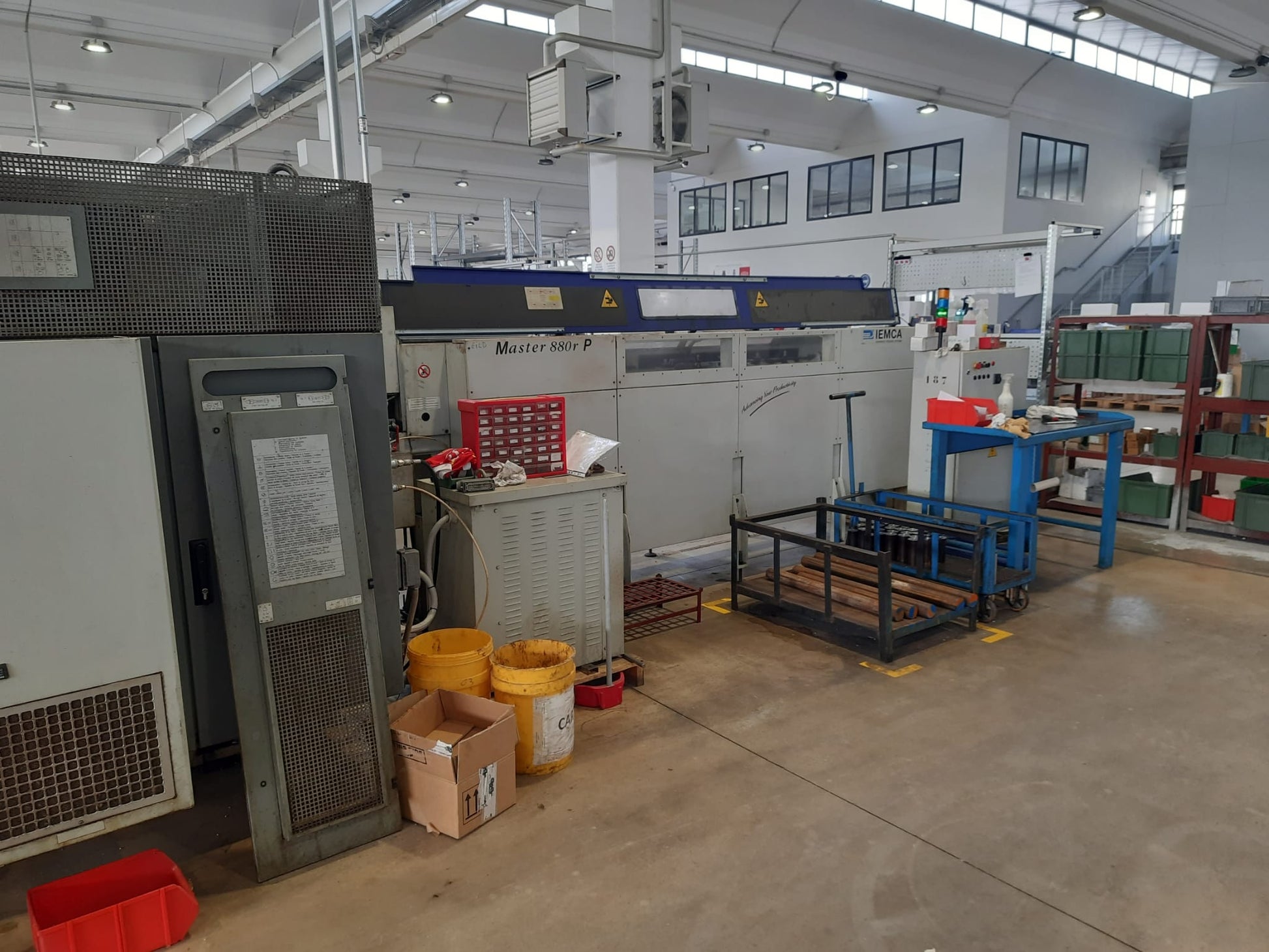 Tornio CNC bimandrino GILDEMEISTER MF Twin 65 usato con caricatore IEMCA il Metalmeccanico Di M