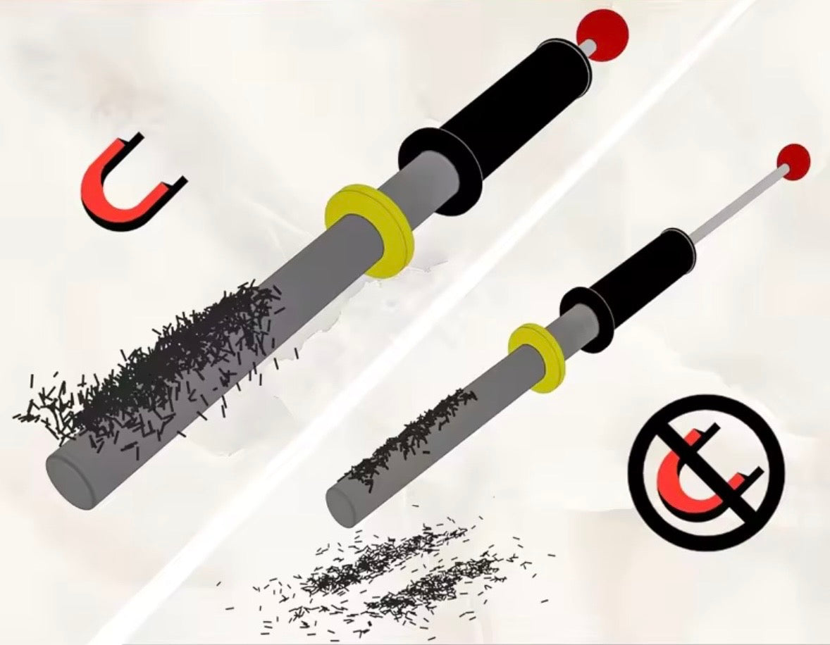 Barra magnetica per la pulizia di trucioli ferrosi il Metalmeccanico Di M