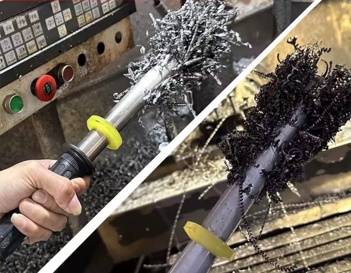 Barra magnetica per la pulizia di trucioli ferrosi il Metalmeccanico Di M
