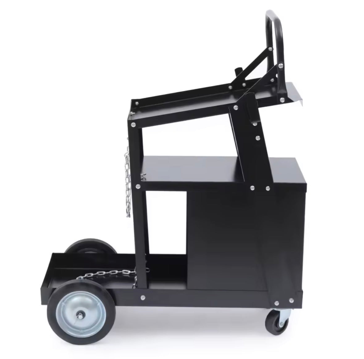 Carrello per saldatura con ruote e 4 cassetti porta saldatrice MIG TIG plasma il Metalmeccanico Di M