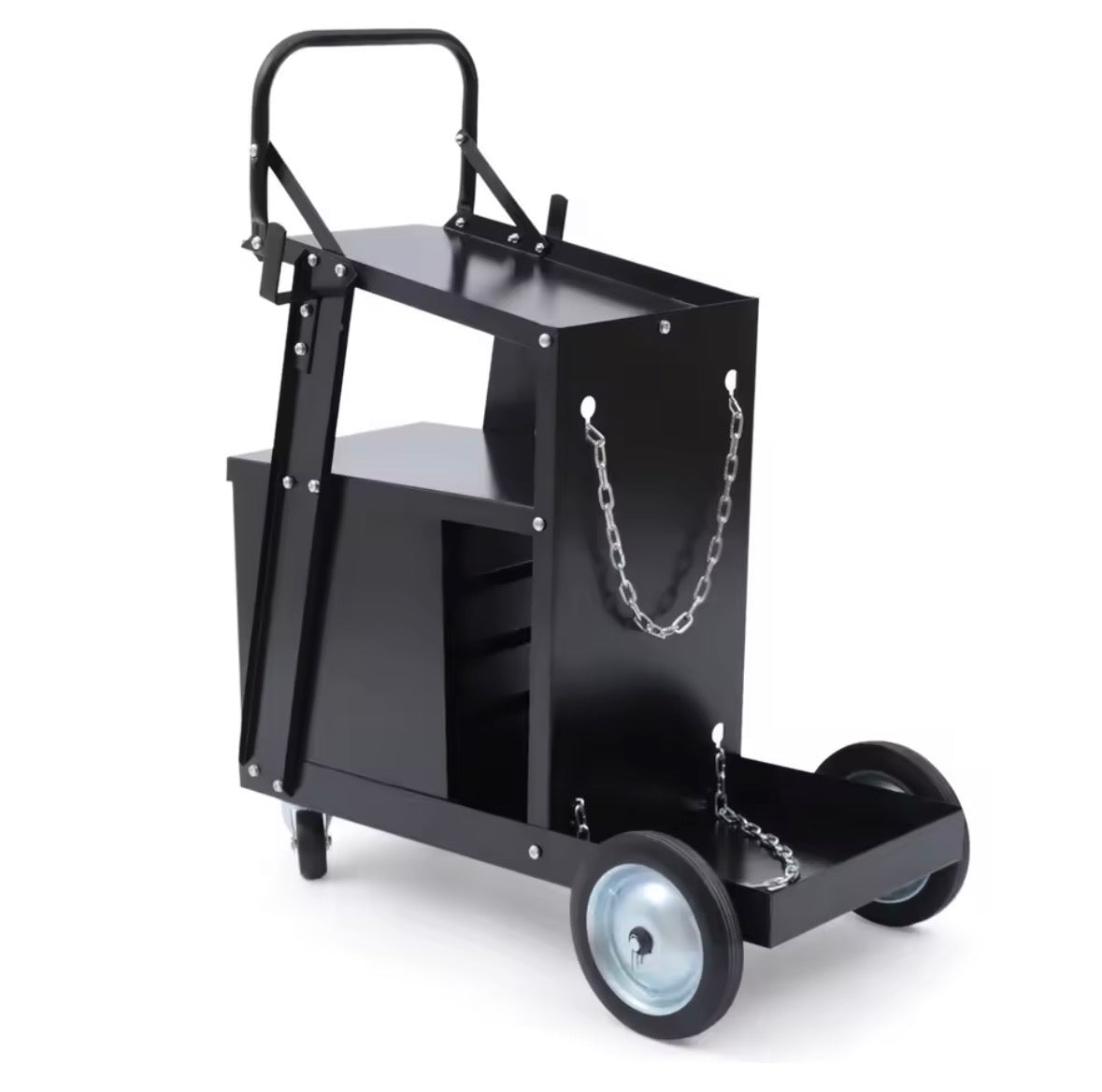 Carrello per saldatura con ruote e 4 cassetti porta saldatrice MIG TIG plasma il Metalmeccanico Di M