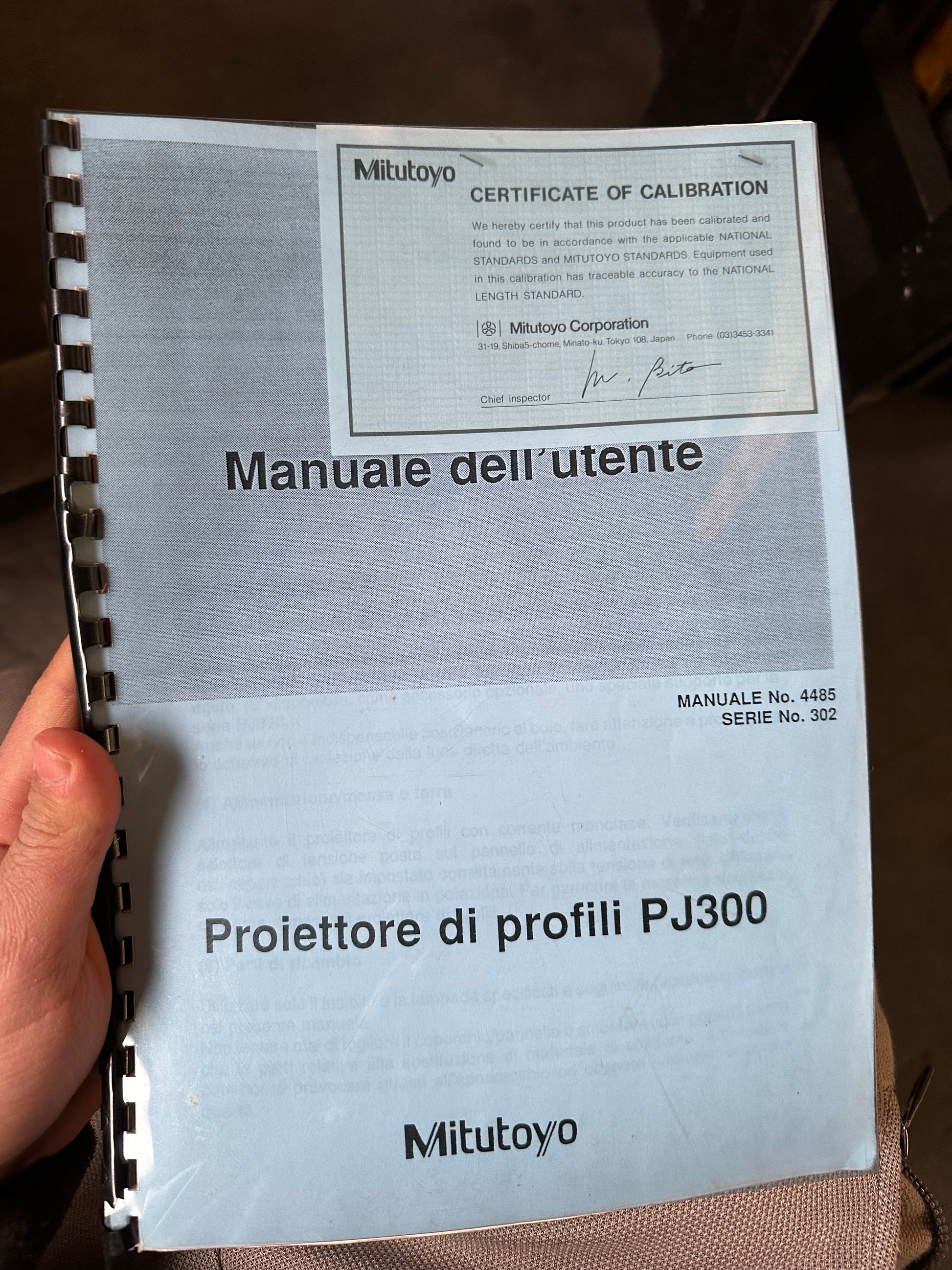Proiettore di profili mitutoyo il Metalmeccanico Di M