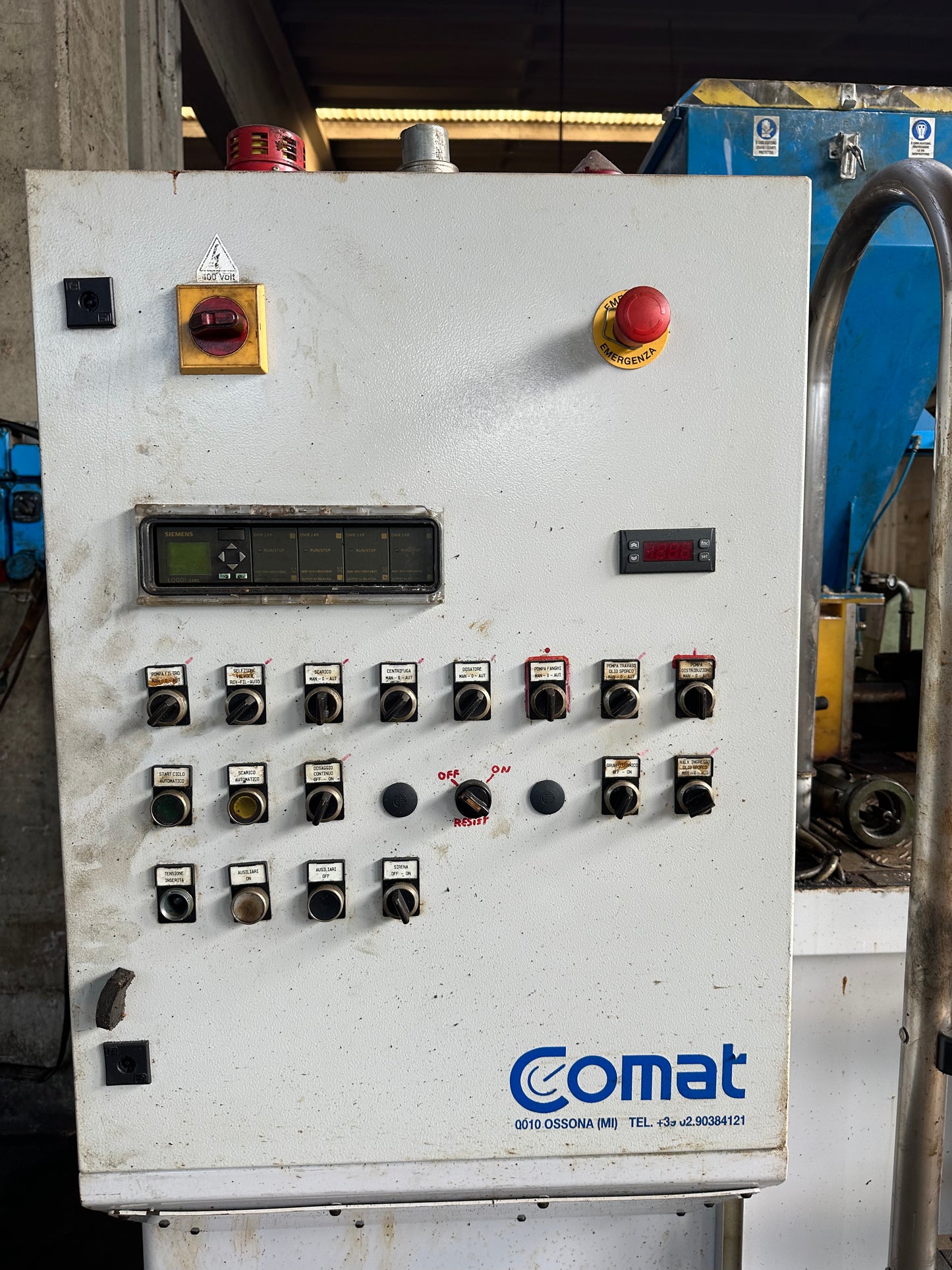 Impianto filtrazione olio COMAT F14DQ-TA-OR usato – Anno 2008 – CE il Metalmeccanico Di M