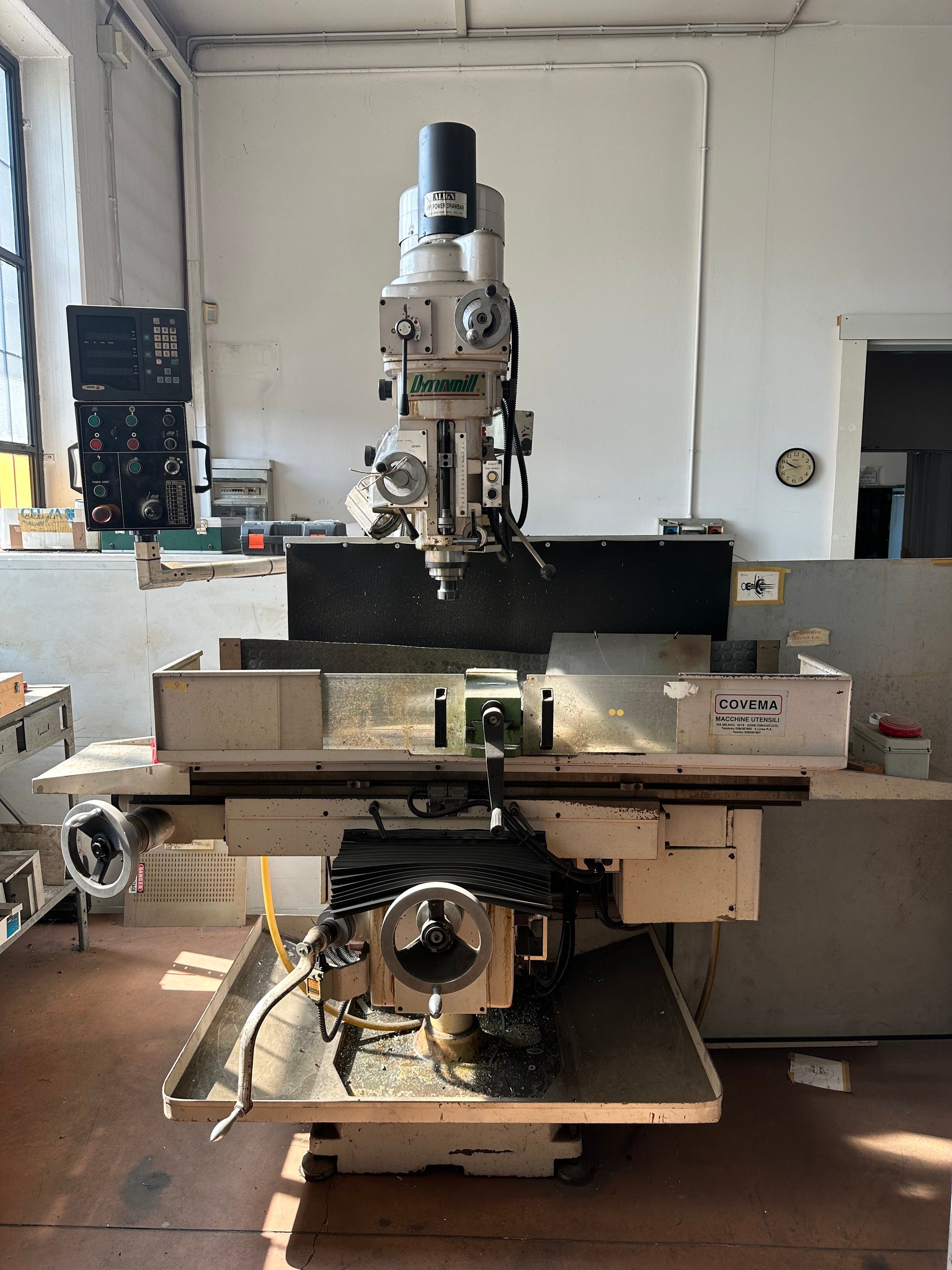 Fresatrice Bridge B-6AHV usata con visualizzatore Fagor e testa Dynamill il Metalmeccanico Di M
