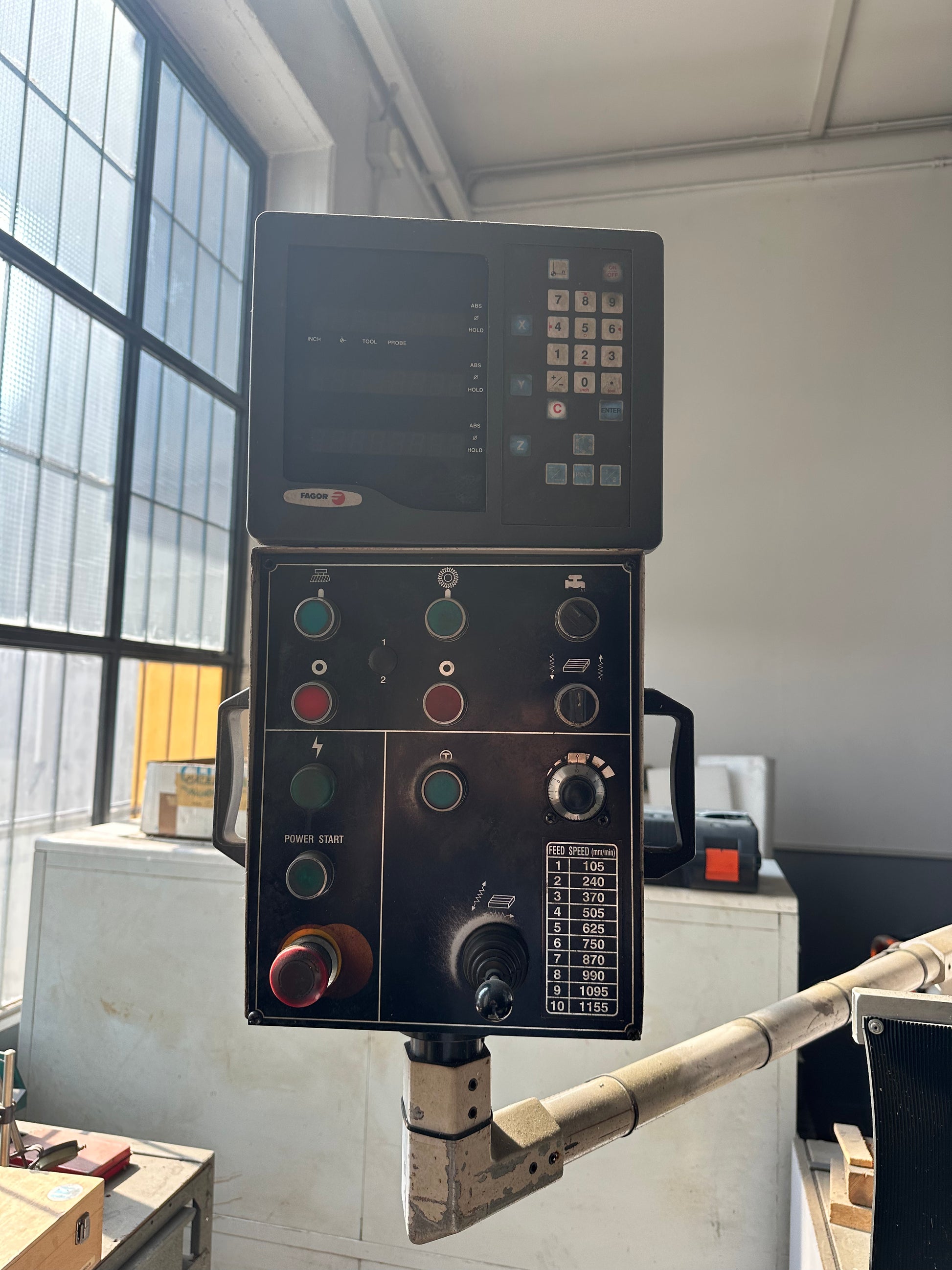 Fresatrice Bridge B-6AHV usata con visualizzatore Fagor e testa Dynamill il Metalmeccanico Di M