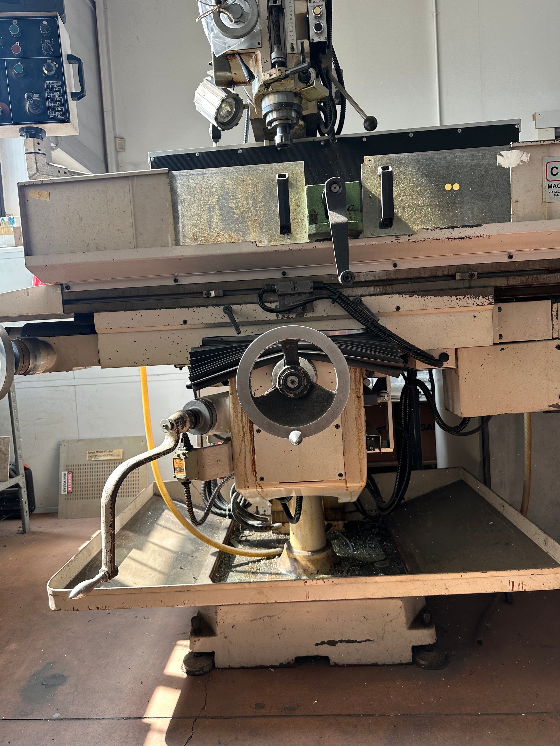 Fresatrice Bridge B-6AHV usata con visualizzatore Fagor e testa Dynamill il Metalmeccanico Di M