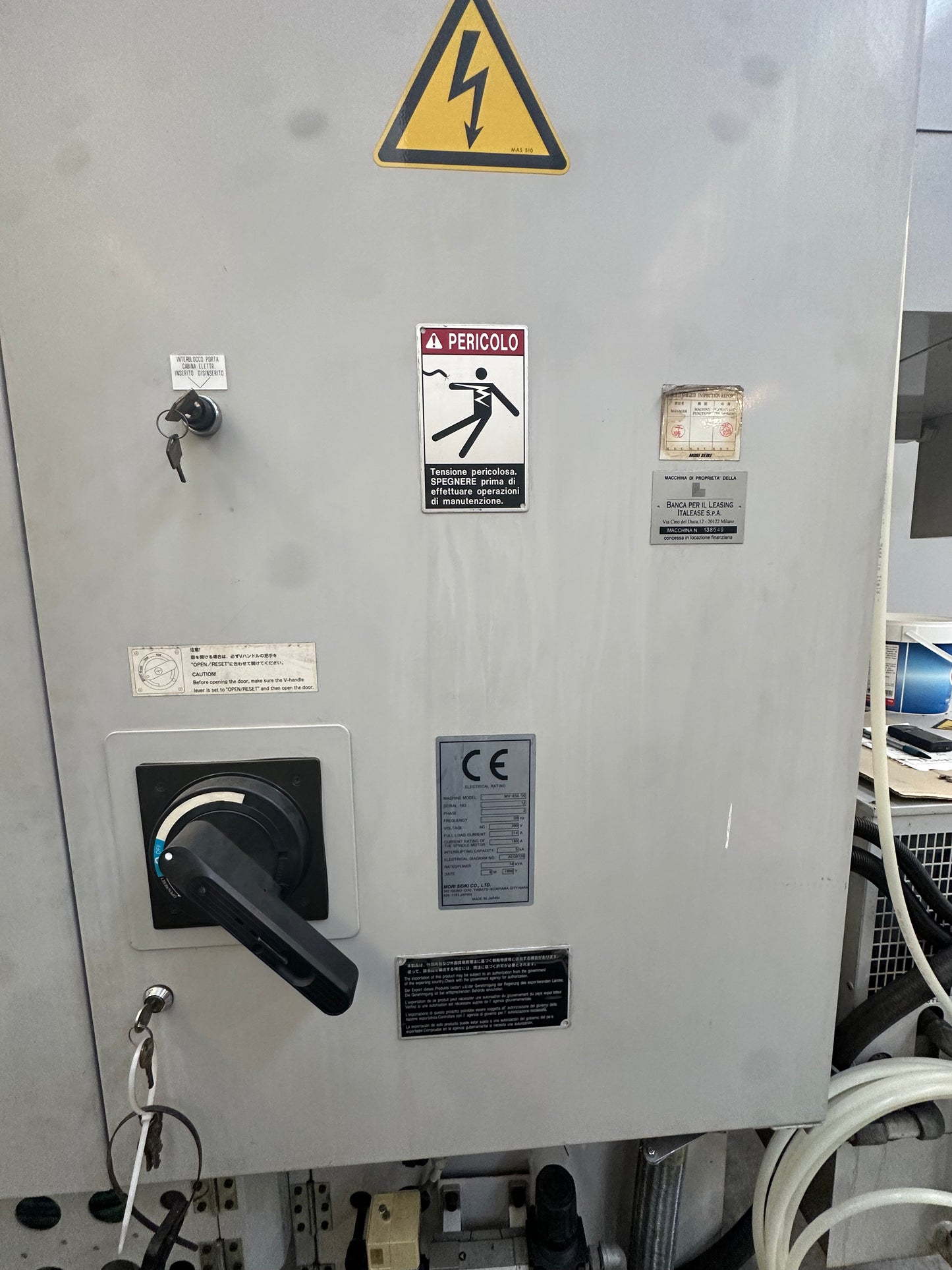 MORI SEIKI MV-650/50 – Centro di lavoro verticale CNC usato il Metalmeccanico Di M