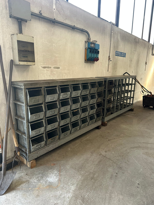 Cassettiera industriale porta minuteria usata completa il Metalmeccanico Di M