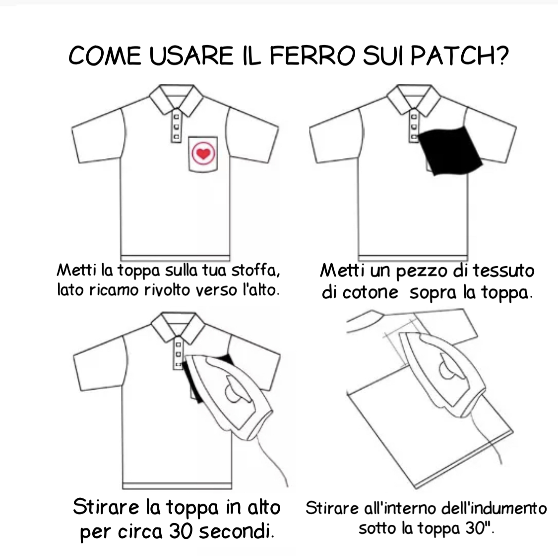 PATCH / TOPPA RICAMATA MDM – Ø 7,5 cm – Termoadesiva