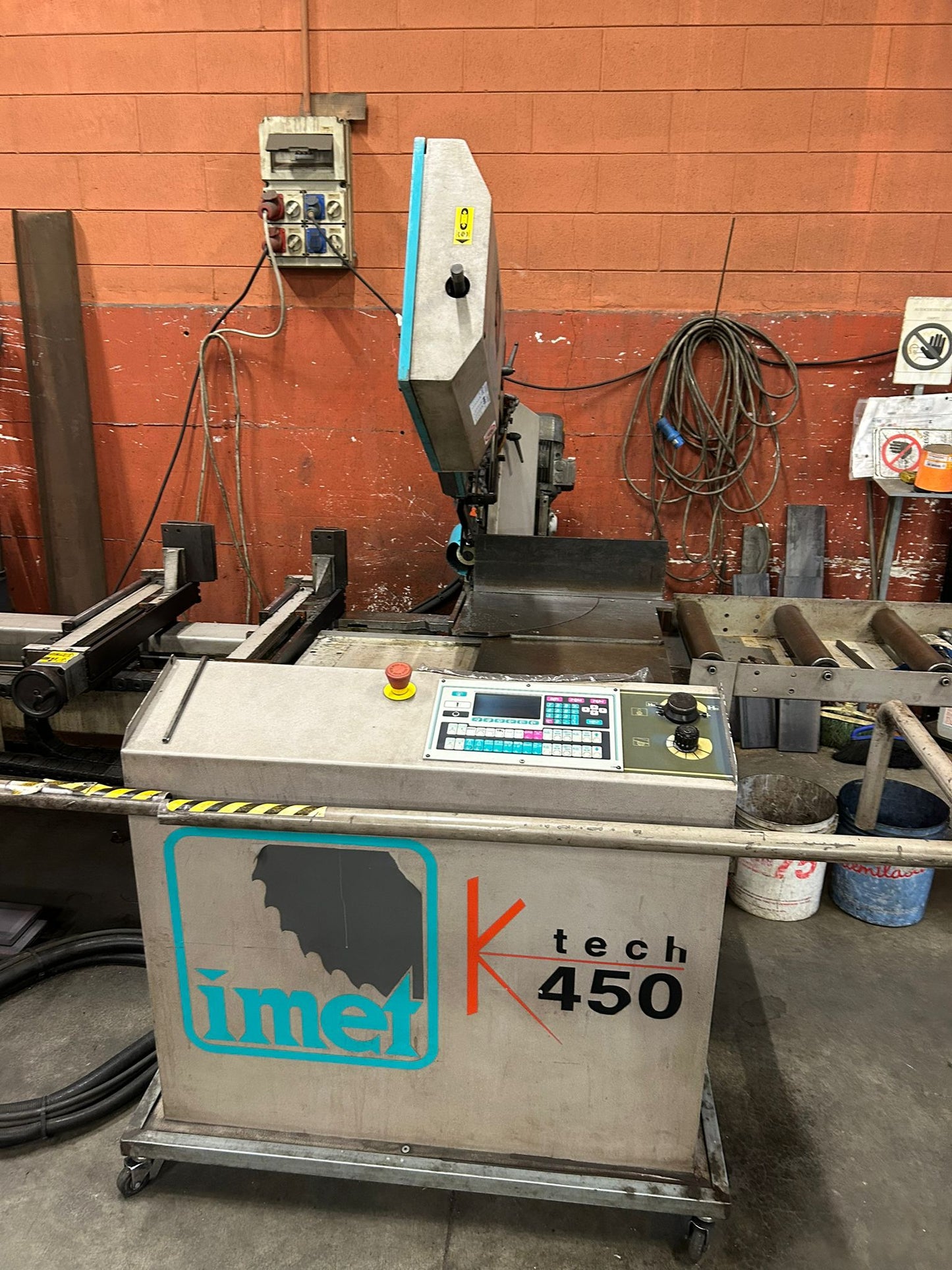 Segatrice a nastro automatica IMET KTECH 450 usata il Metalmeccanico Di M