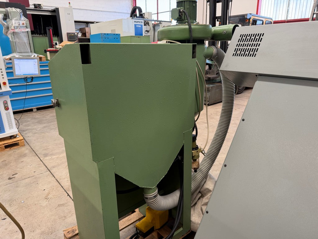 Sabbiatrice pallinatrice industriale con ciclone NORDBLAST usata il Metalmeccanico Di M