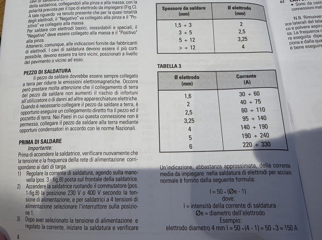 Saldatrice a elettrodi trifase CC carrellata CEA ARC 253 usata
