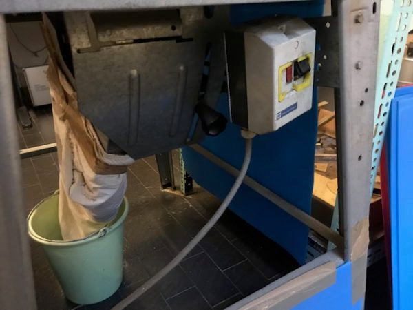 Sega circolare da banco 380V usata il Metalmeccanico Di M