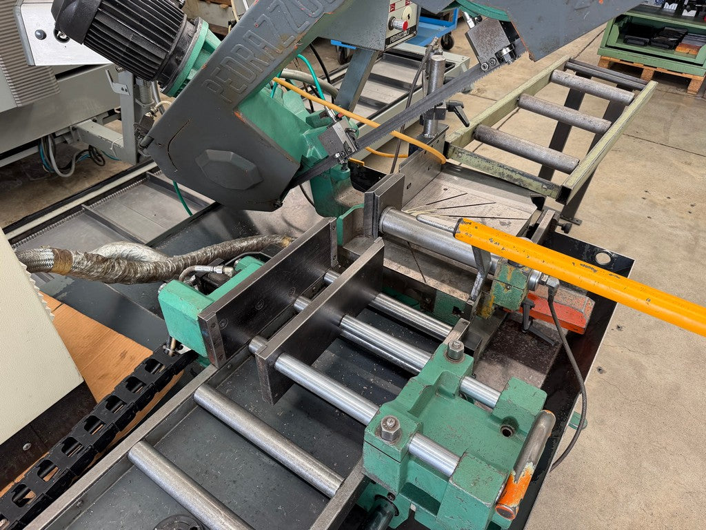 Segatrice a nastro automatica PEDRAZZOLI BROWN 270 S AP-CN usata il Metalmeccanico Di M