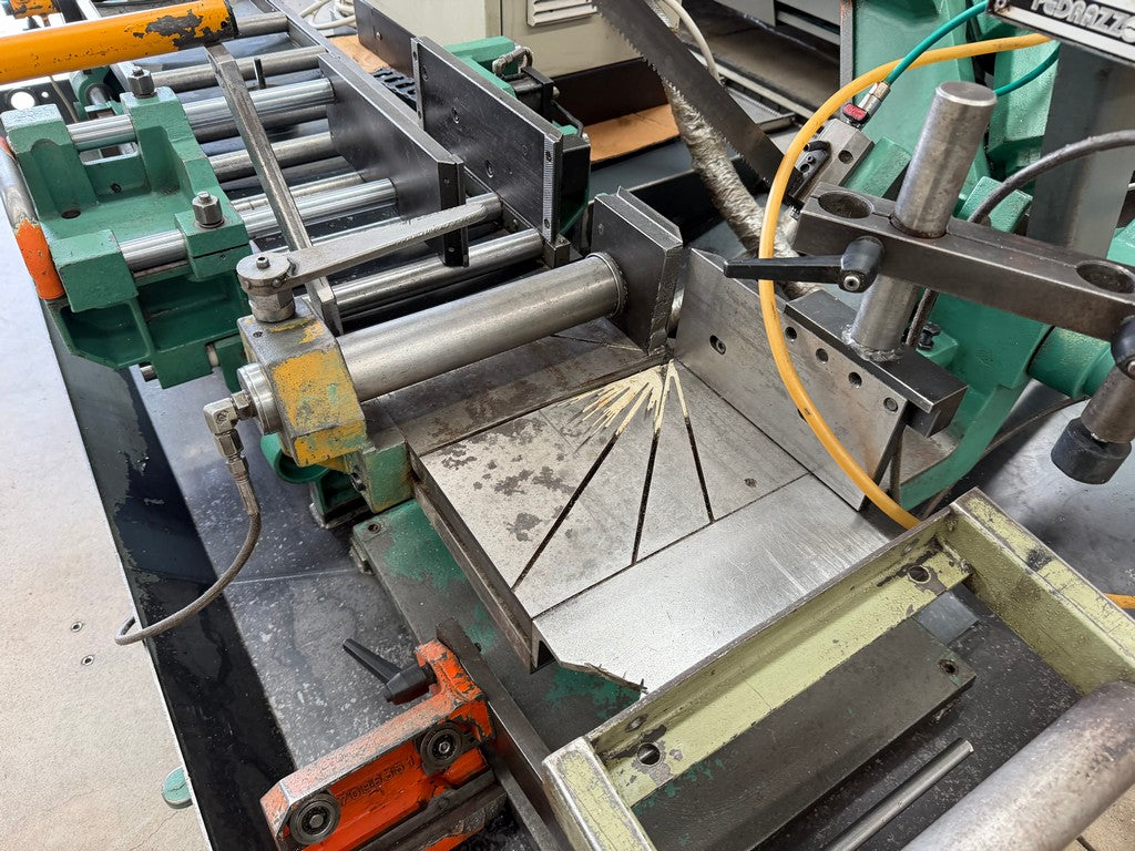 Segatrice a nastro automatica PEDRAZZOLI BROWN 270 S AP-CN usata il Metalmeccanico Di M