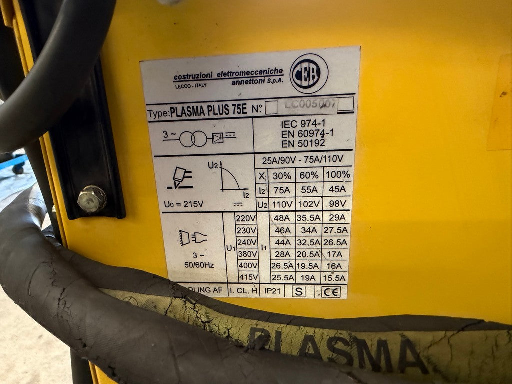 Taglio plasma CEA PLASMA PLUS 75E usato