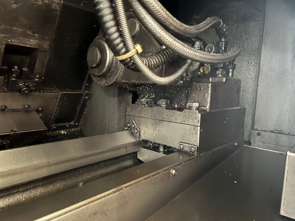 Tornio cnc 2 assi TAKAMAZ X20 HI SERVER con gantry loader usato il Metalmeccanico Di M