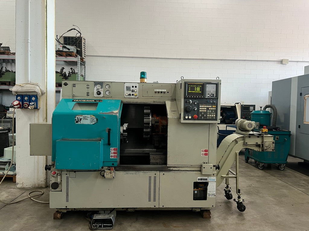 Tornio cnc 2 assi TAKISAWA TW 30 usato il Metalmeccanico Di M