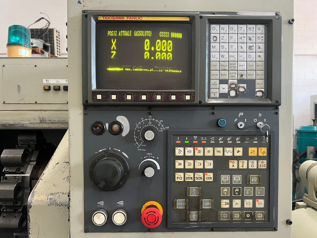 Tornio cnc 2 assi TAKISAWA TW 30 usato il Metalmeccanico Di M