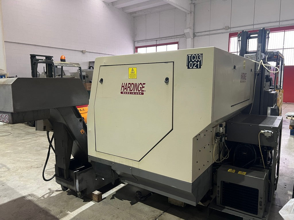 Tornio cnc 3 assi HARDINGE CONQUEST T42L motorizzato usato il Metalmeccanico Di M