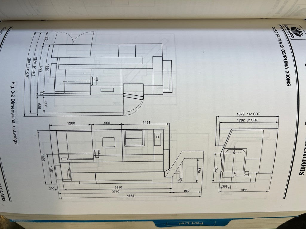 Tornio cnc DAEWOO PUMA 300SB contromandrino usato il Metalmeccanico Di M