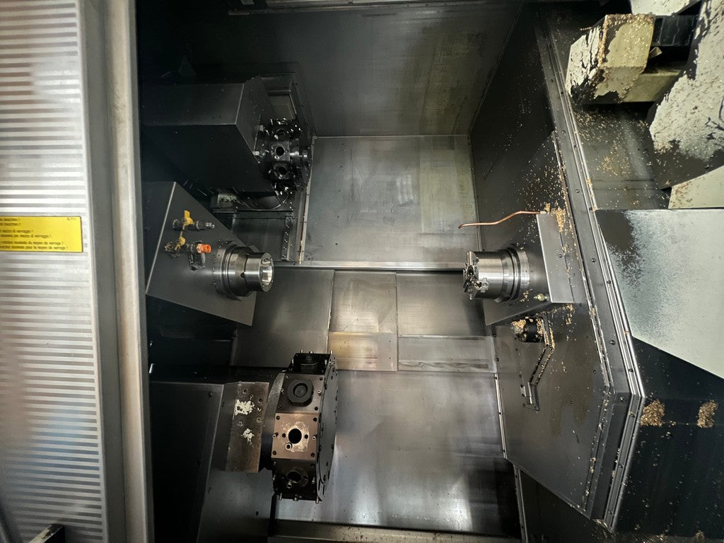 Tornio cnc GILDEMEISTER TWIN 65 bimandrino asse Y + B usato il Metalmeccanico Di M