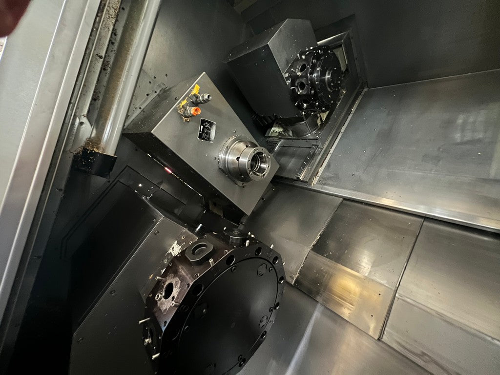 Tornio cnc GILDEMEISTER TWIN 65 bimandrino asse Y + B usato il Metalmeccanico Di M