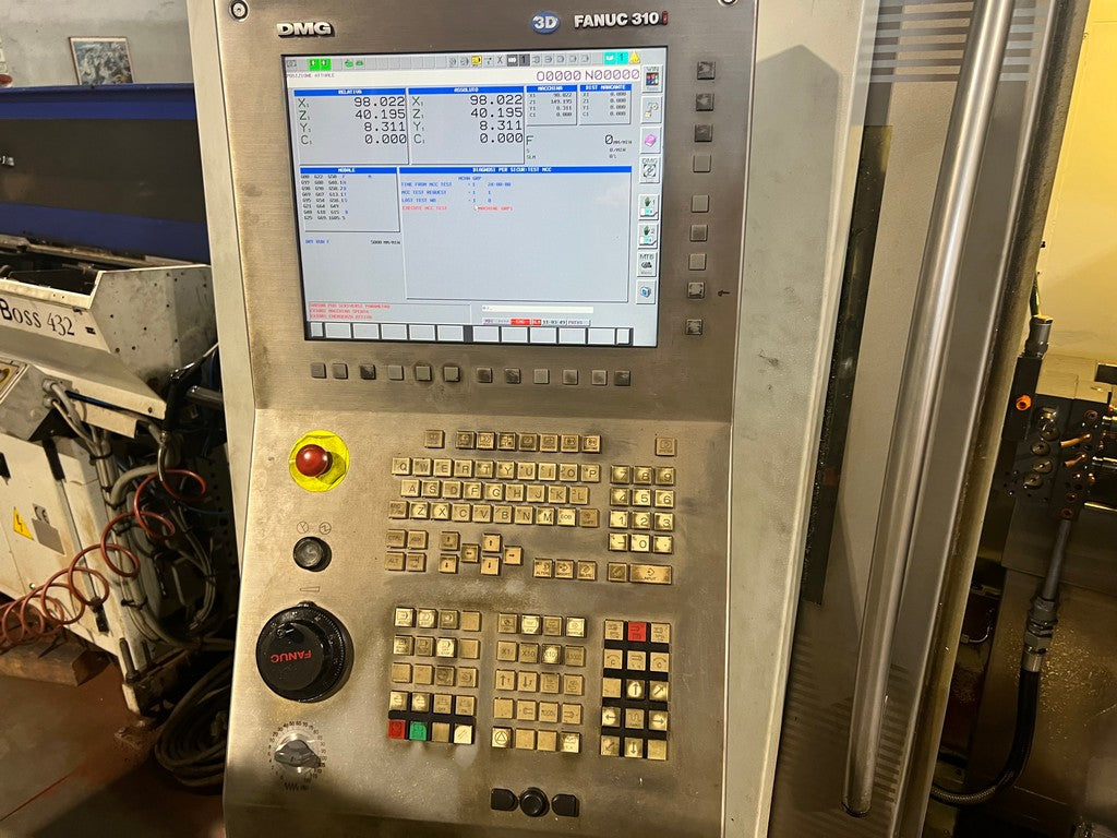 Tornio cnc a fantina mobile GILDEMEISTER SPEED 20-8 LINEAR usato