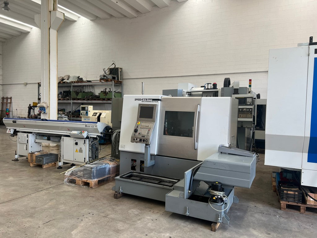 Tornio cnc a fantina mobile GILDEMEISTER SPEED 20-8 LINEAR usato