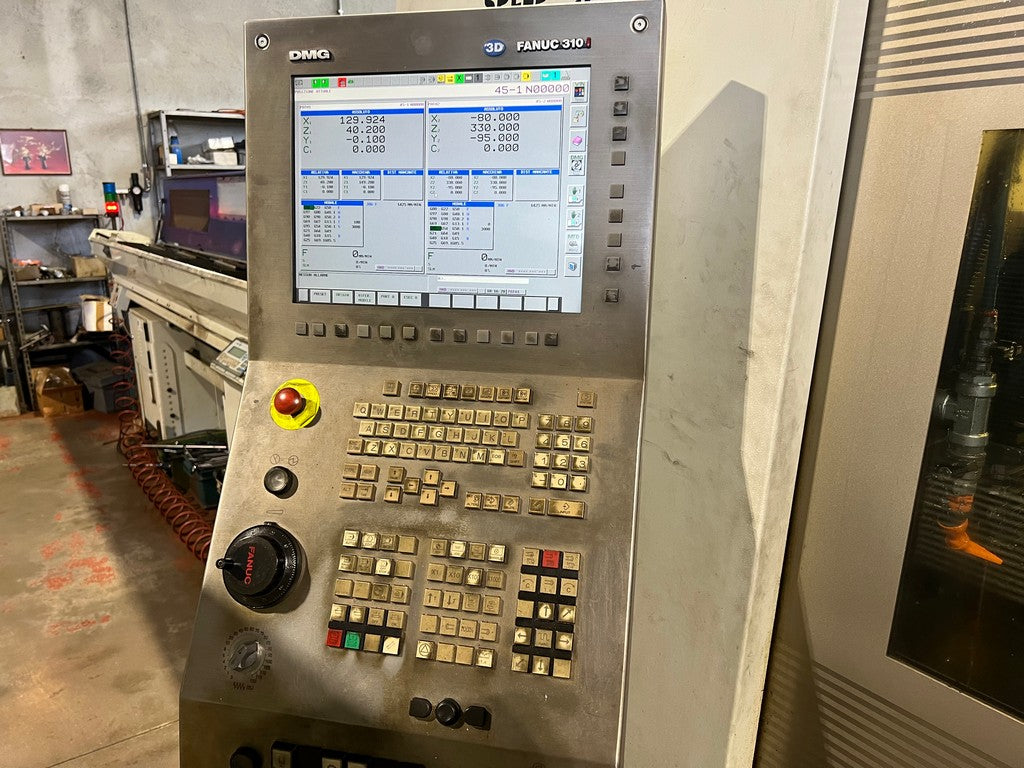 Tornio cnc a fantina mobile GILDEMEISTER SPEED 20-8 LINEAR usato