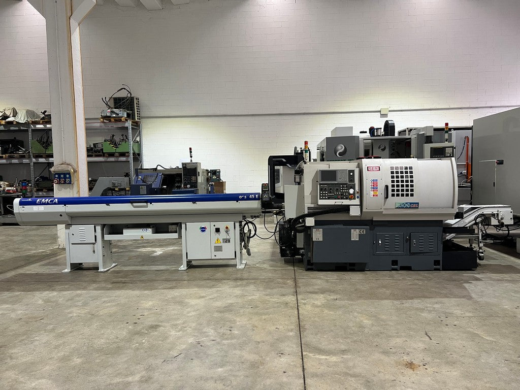Tornio cnc a fantina mobile POLYGIM DIAMOND 42 CSL usato