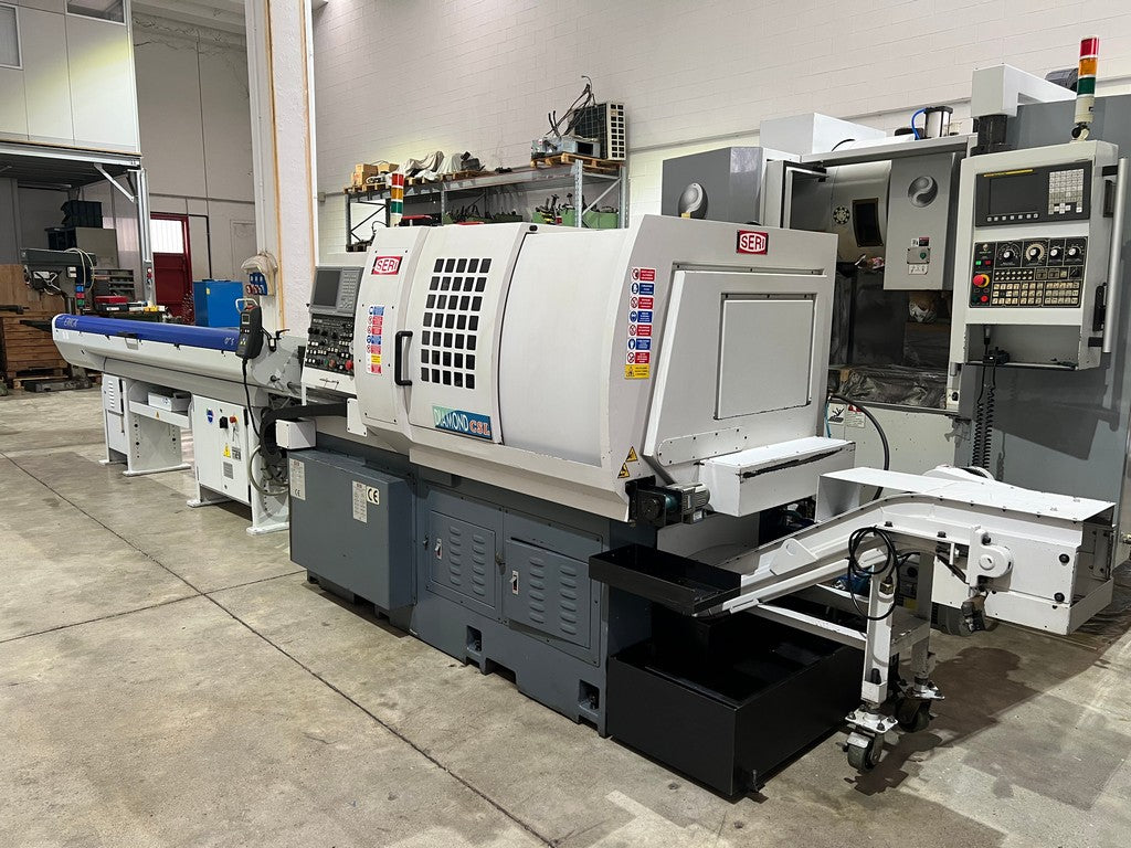 Tornio cnc a fantina mobile POLYGIM DIAMOND 42 CSL usato