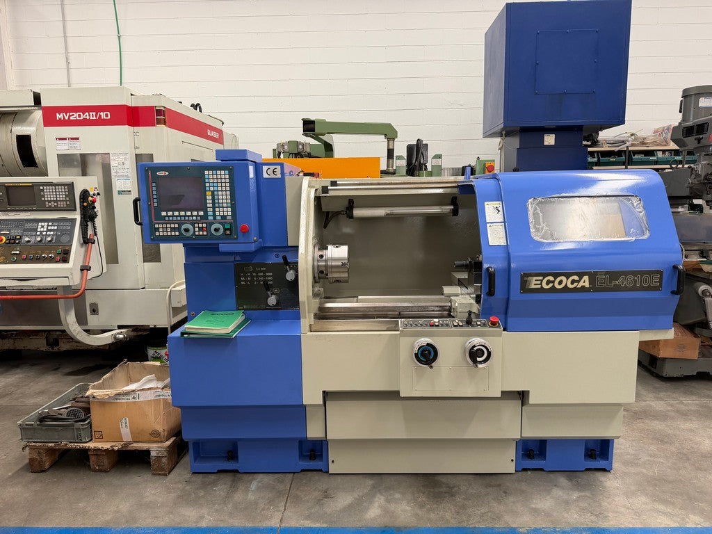 Tornio cnc autoapprendimento 2 assi ECOCA EL 4610E usato RICONDIZIONATO il Metalmeccanico Di M