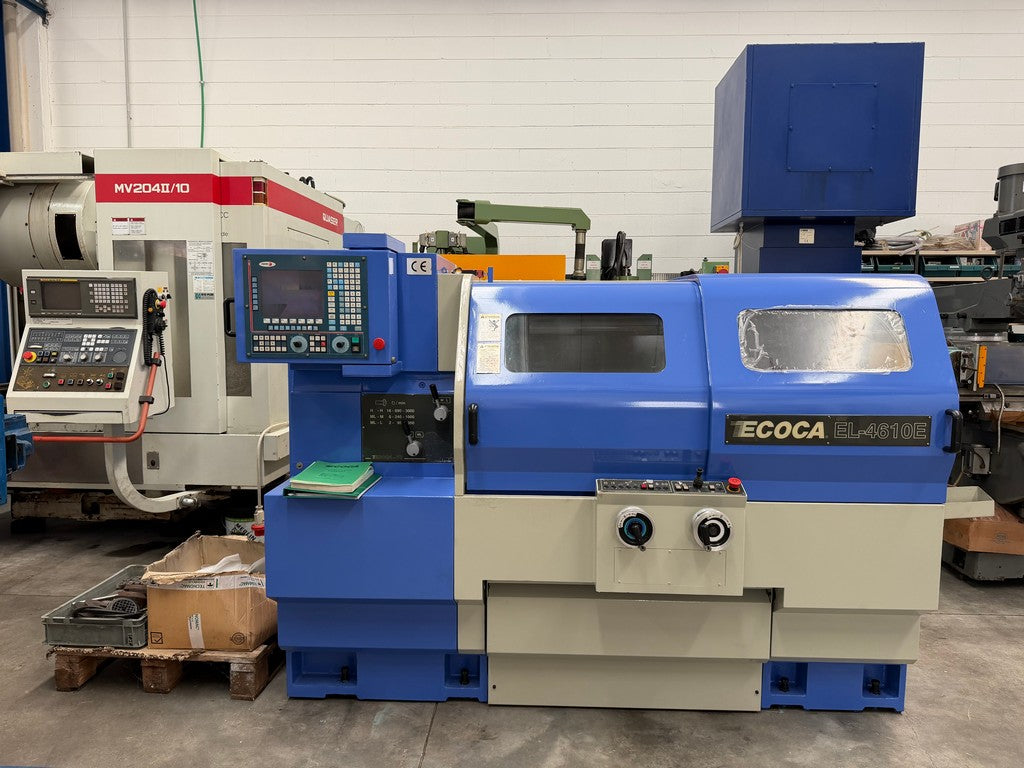 Tornio cnc autoapprendimento 2 assi ECOCA EL 4610E usato RICONDIZIONATO il Metalmeccanico Di M