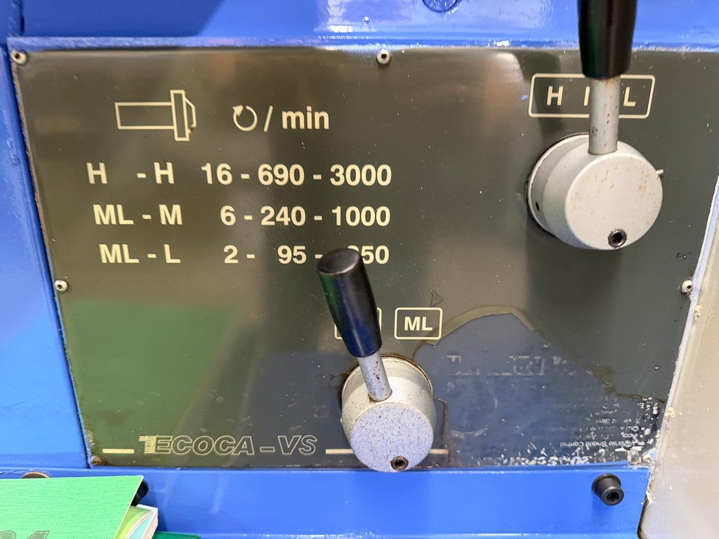 Tornio cnc autoapprendimento 2 assi ECOCA EL 4610E usato RICONDIZIONATO il Metalmeccanico Di M